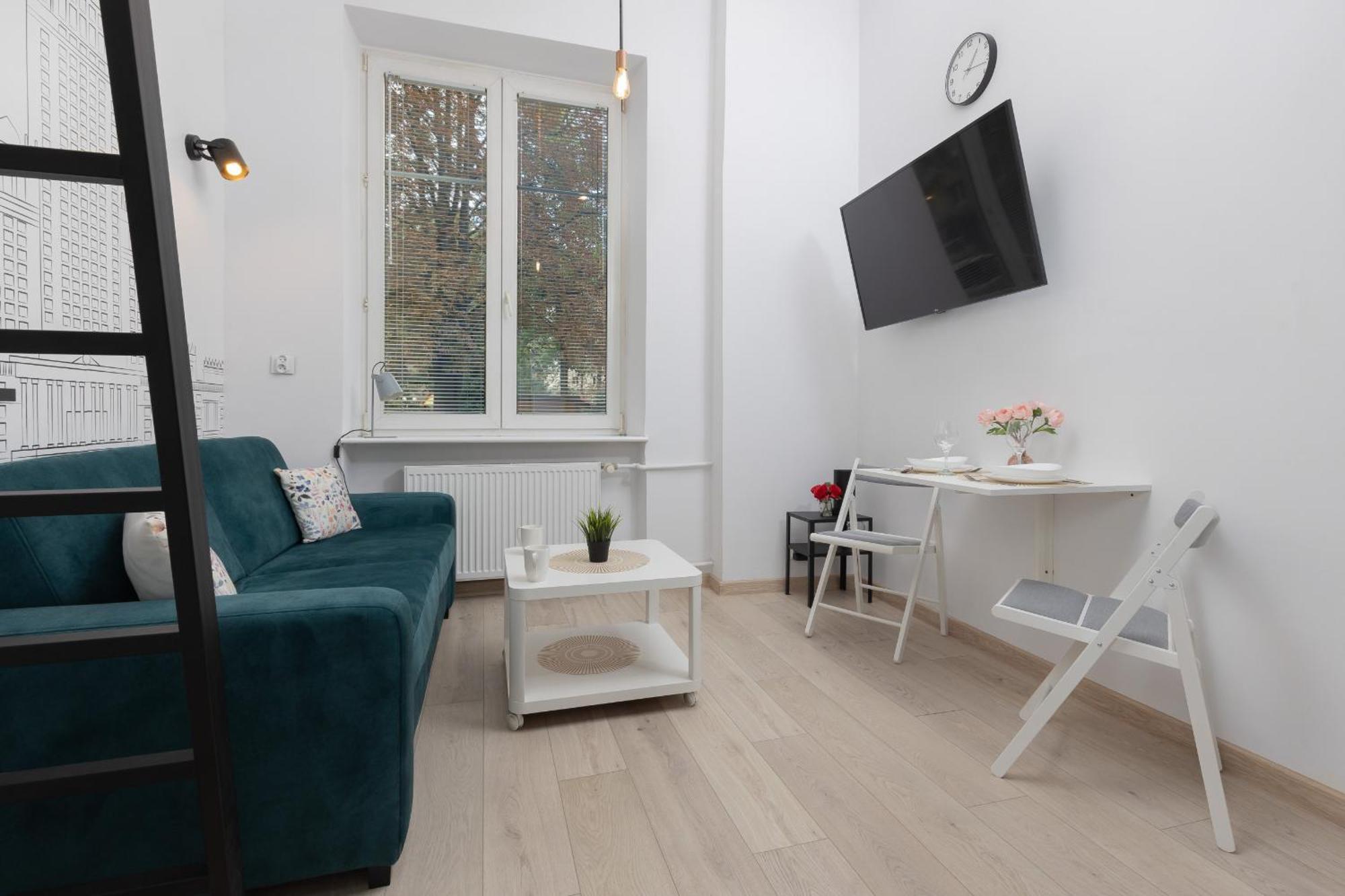 Aleja Wyzwolenia Studio with Mezzanine Warsaw Downtown by Noclegi Renters Bagian luar foto